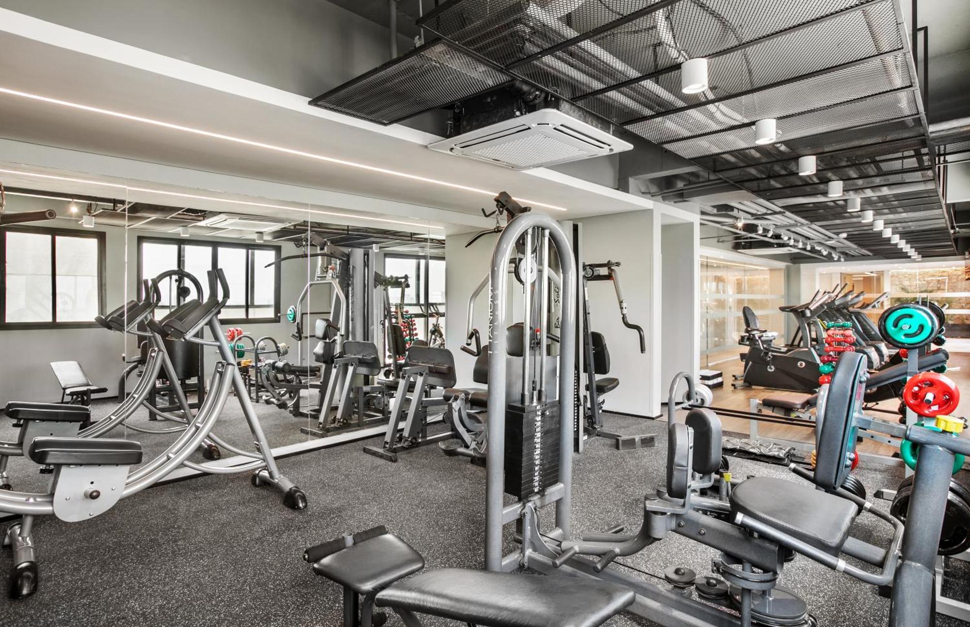 멜리아 자르징 유로파 호텔 상파울루 외부 사진 The gym at the hotel